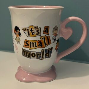 NWOT Disney Parks It’s A Small World mug